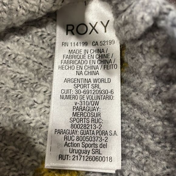 NWT || Roxy Sweaters Women Winter River Crew Neck Sweater Size‎ Small - Picture 7 of 12